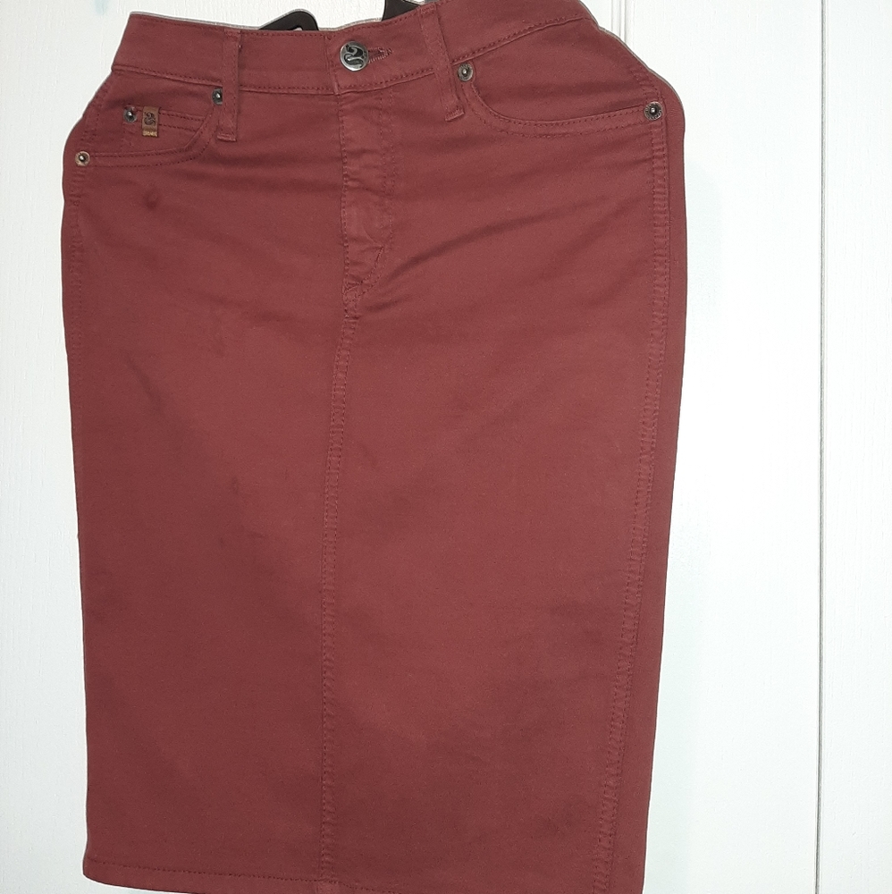 2/25 Midi skirt brown coloured jeans